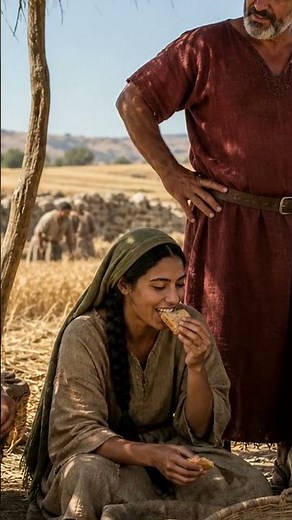 Love and Harvest — Ruth's Unbreakable Bond with Boaz" #shorts