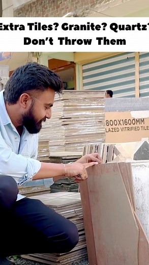 35K views · 1.3K reactions | From scraps to statement pieces! 欄Follow @gourav_kala_architects for more such tips! #gouravkalaarchitects #LeftoverTile #RepurposeIdeas #HomeDecorHacks #ReuseAndCreate #TileDIY #CreativeReuse #QuartzMakeover #UpcycleDecor [ Leftover tiles ideas, Tile repurposing, DIY tile projects, Upcycle home decor, Creative reuse for quartz, Small decor projects, DIY home decor ] | gourav_kala_architects | Facebook