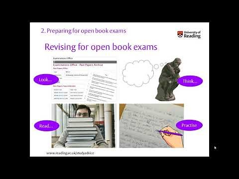 Preparing for open book exams