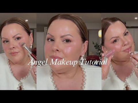 Angel makeup tutorial! Soft glowy and radiant makeup