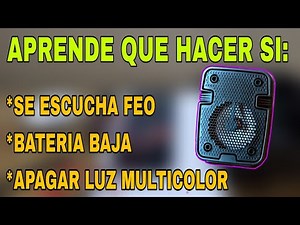 Como solucionar el problema de batería baja en cualquier speaker