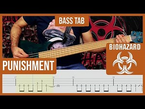 Biohazard - Punishment | Bass Tab | Lesson | Cover | Tutorial | Downloadable Tab