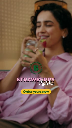 Sanya Malhotra on Instagram: "Introducing BREE Strawberry Matcha 🥰❤️🍓 Infused with real strawberry. Just matcha, whisk and done. 🙆🏻‍♀️ Bright, creamy and made for your at home café moments without the jhanjhat. Seasonal, feel-good and low-effort in the best way. If cosy cravings and quick rituals are your mood right now, this one’s calling. 🍓✨ #BreeMatcha #Matcha #Launch #NewMatcha #MatchaFlavour StrawberryMatcha MatchaMoment MatchaLovers MatchaRitual SeasonalDrink"