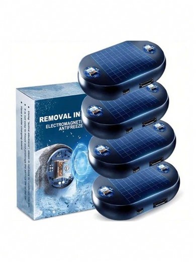 rayhong Elektromagnetisches molekulares Interferenz-Frostschutzmittel-Schneeentfernungsgerät für Automobile, elektromagnetisches Schneeentfernungsgerät, das Eis und Schnee schnell für Autoschneeentfernungsausrüstung gegen Vereisung auftaut, tragbarer Autoeiskratzer, Enteisungs- und Entfeuchtungswerk