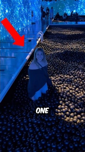 Fun black ball pit pool