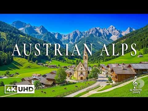 Austrian Alps 4K - Exploring Misty Valleys, Green Lakes & Peaceful Villages | Video 4K Ultra HD