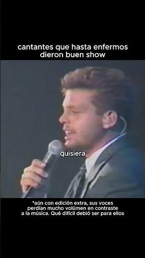Michael Jackson and Luis Miguel sang even with LARYNGITIS... #music