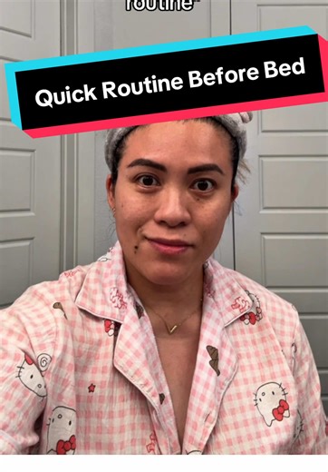 “Quick nighttime skincare routine before bed 🌙✨ #nighttimeroutine #skincareroutine #getreadywithme #grwm #nightshift