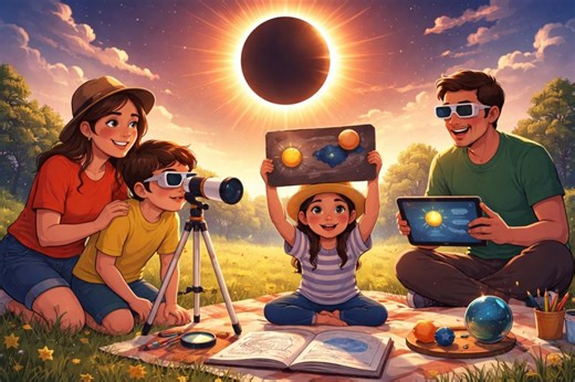 Ideas para convertir un eclipse en una experiencia de aprendizaje | EDUCACIÓN 3.0