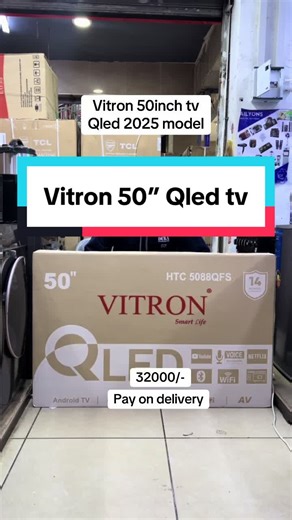 Vitron 50inch Qled tv Smart androind tv #smartandroidtv #vitrontv #smarttv #vitronsmarttv #foryou
