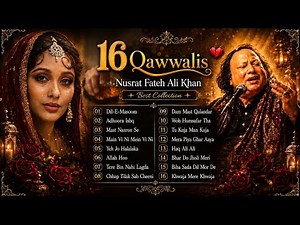 Non-Stop Qawwali Songs | 16 Qawwali Songs Jukebox |Nusrat Fateh Ali Khan | Old Is Gold