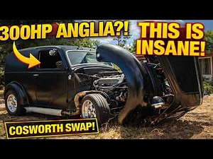 1948 Ford Anglia with 300HP Cosworth V6?! 😱 INSANE Custom Build | Aussie Garage