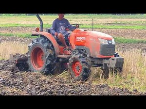 RICE FARMING: Land Preparation | Part 1: Rotavator | Jessel and Joule
