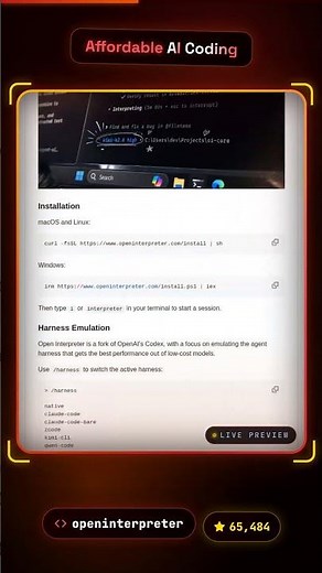 Stop Paying for GitHub Copilot CLI — openinterpreter is FREE