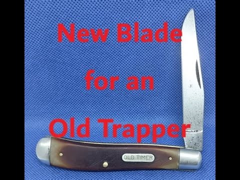 Putting a blade in an Old Timer 194OT - knife repair