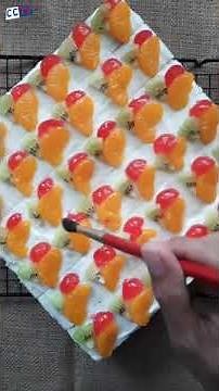 Fruits Glazing with Simple Syrup