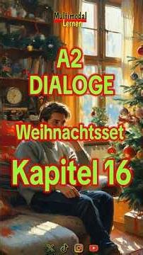 Deutsch A2 Lehrplan Weihnachtsset - Kapitel 16