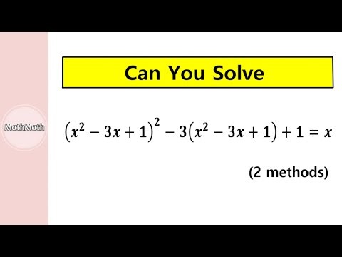 HOW TO: Higher Degree Polynomial Equation (2 methods)