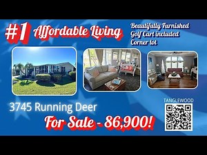 FLORIDA UNDER 90k | 3745 Running Deer | Affordable Luxury Retirement Home in Tanglewood 55+ Sebring