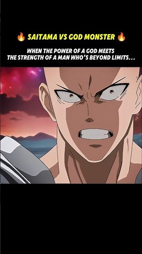 Saitama vs God Monster||OnePunchman [Epic Battle Fan Animation] part 3