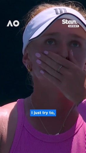 'At the end I started to get a little bit nervous' 😬 Taylah Preston's first Australian Open victory!