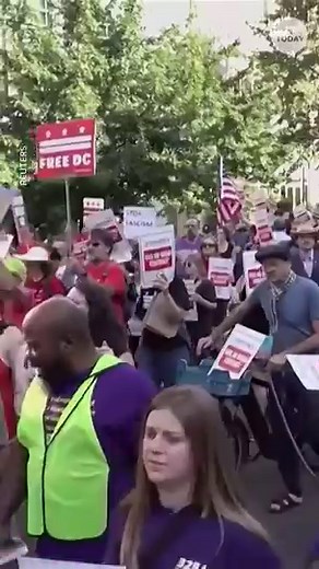 Labor Day protests kick off in Washington, DC with thousands rallying for workers' rights