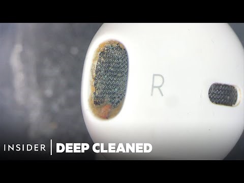 How AirPods Are Deep Cleaned | Deep Cleaned | Insider