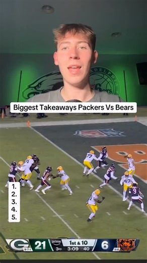 BM3 on Instagram: "Biggest Takeaways Packers Vs Bears, NFC Wildcard #nflplayoffs #packers #bears #calebwilliams"