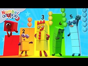 Back to School Number Compilation! | Learn to count 12345 | Maths Cartoons for Kids | Numberblocks