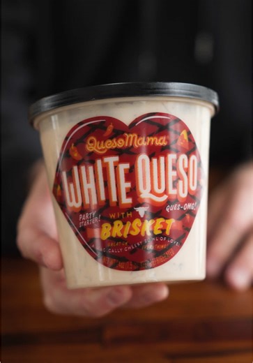 Costco Queso Mama White Queso Review with Brisket