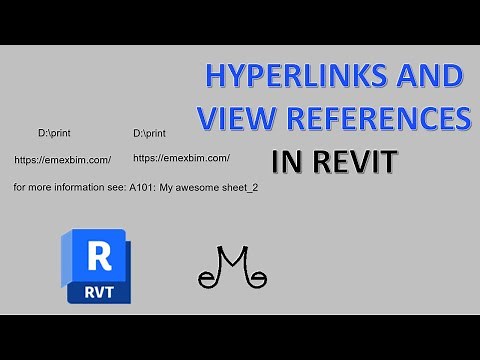 Revit Tutorial - Hyperlinks and view references