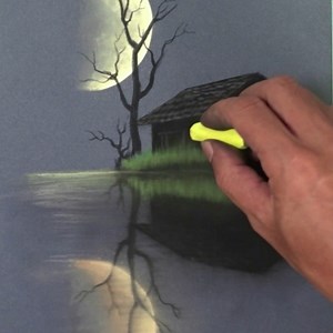 29K views · 709 reactions | Easy way to draw moon reflection on lake Easy art for beginners Medium: soft pastels on pastelmat paper ... | DRAWING PENCIL | Facebook