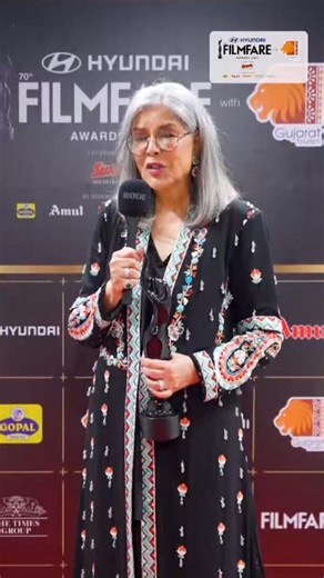 #ZeenatAman reflects on her iconic legacy of films after being honoured with the prestigious Lifetime Achievement Award at #70thHyundaiFilmfareAwards2025WithGujaratTourism. For more updates visit Filmfare.com Title Partner: Hyundai India Destination Partner: Gujarat Tourism Co-Powered By: Sweety by MR Group Associate Partners: Gopal Namkeen Supersox #70thFilmfareAwards2025withGujaratTourism #GujaratTourism #FilmfareAwards2025 #Filmfareawards #Filmfare #FilmfareInGujarat #KuchhDinToGuzaroGujaratM
