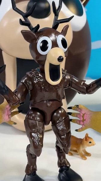 99 nights in the forest the deluxe deer action figure and DLC #99nights #shorts #unboxing
