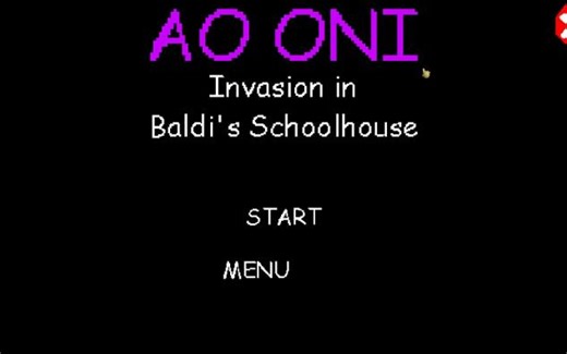 Ao Oni 入侵 Baldi 的校舍