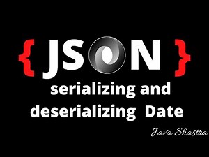 Date serializing and deserializing with Jackson | @Jsonformat | Java Shastra