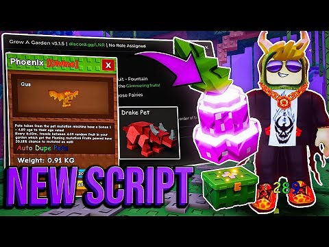 Grow a Garden Script *NO KEY* 2025 – Pet & Seed & Egg Spawner + Dupe, Fairy Event! (PC & Mobile)