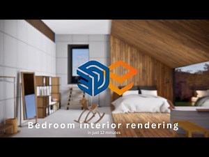 SketchUp with Enscape Bedroom Render: Complete Guide in 12 Minutes | BuldNRender