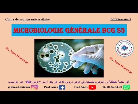Microbiologie Générale S3 / Chapitre I : Monde Microbien شرح بالدارجة