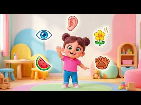 Stella Learns the 5 Senses! | Fun Preschool Learning for Kids