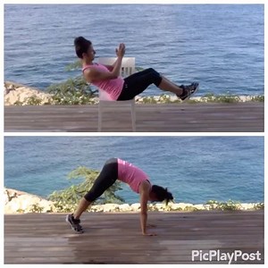 #Toning the #abs and inner thighs while working a little #cardio with these #exercises for your #ThursdayThirty #challenge Do 3 sets of 30 reps of both exercises. | Stephanie Oram