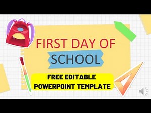 Welcome Back to School PowerPoint Presentation