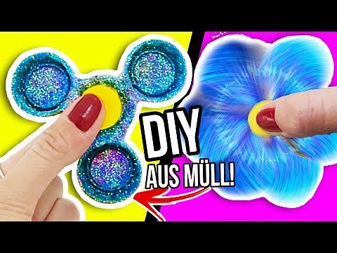 FIDGET SPINNER DIY | Deutsch | in 5 MINUTEN SELBER MACHEN! 😵 OHNE KUGELLAGER FÜR TRICKS BAUEN