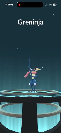 Evolving my Costume Frogadier