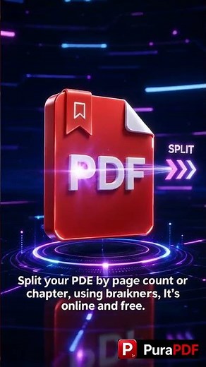 Split PDF by page count or chapter using bookmarks online free#SplitPDF #PDFChapterSplit