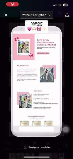 Progress over Perfection 💗 The key is just to “Start”. For newbies, you don’t have to overthink your portfolio. You can update it anytime as you gather experiences along with your freelancing journey 🙌🏻 #socialmediamanager #smm #smmportfolio #portfolio #websiteportfolio #canva #canvaportfolio #socialmediamarketing #socialmediamanagers #smmph #portfoliodesign