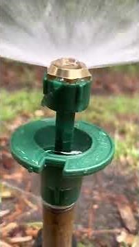 Orbit 1/2 pattern plastic pop up sprinkler.
