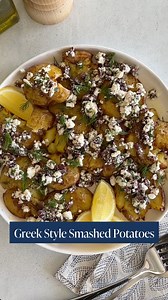30K views · 182 reactions | Our Greek Smashed Potatoes are the...