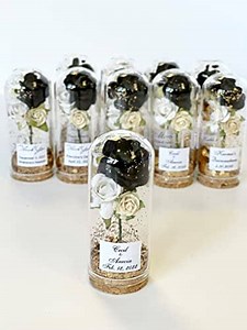 10 pcs Black and White Wedding Favors for Guests, Custom Favors, Personalized Party Favors, Quinceanera Favors, Birthday Favors, Bachelorette Favors, Bride Shower gifts
