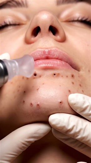 Professional Blackhead Removal with Pump Suction Machine | Relaxing ASMR 4K#008